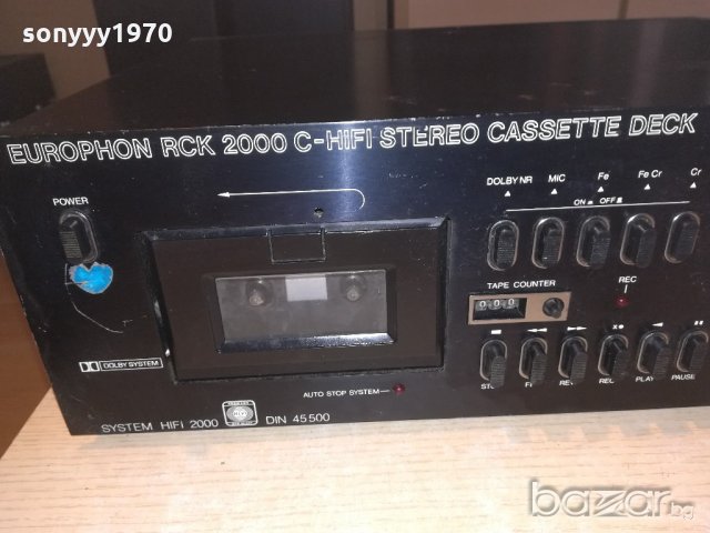 europhon rck2000c hifi deck-за ремонт-внос швеицария, снимка 8 - Декове - 21446551