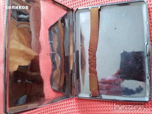 стара посребрена бронзава Британска табакере, снимка 4 - Антикварни и старинни предмети - 13540509