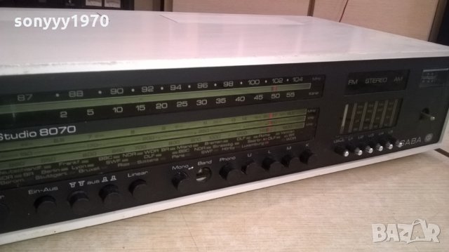 saba hifi studio 8070 stereo receiver-внос швеицария, снимка 10 - Ресийвъри, усилватели, смесителни пултове - 24438658