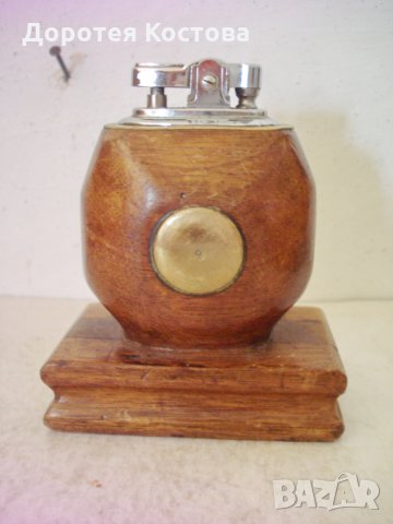 Стара дървена запалка, снимка 1 - Антикварни и старинни предмети - 25561563