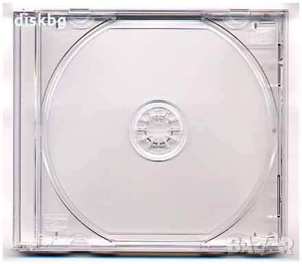 Нова единична CD BOX 10mm clear, Jewel Case for 1cd - прозрачна кутия, кристална - нови кутии