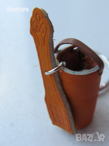 Автентичен кожен ключодържател от Монголия-конски амуниции, снимка 4 - Други - 23508819