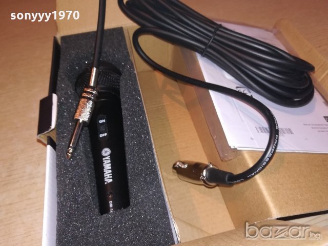 yamaha-нов микрофон с кабел-внос швеицария, снимка 6 - Микрофони - 20376890