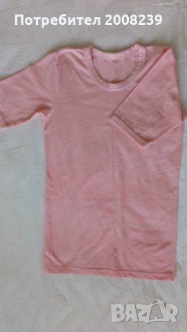 Розова тениска, снимка 2 - Детски тениски и потници - 22510516