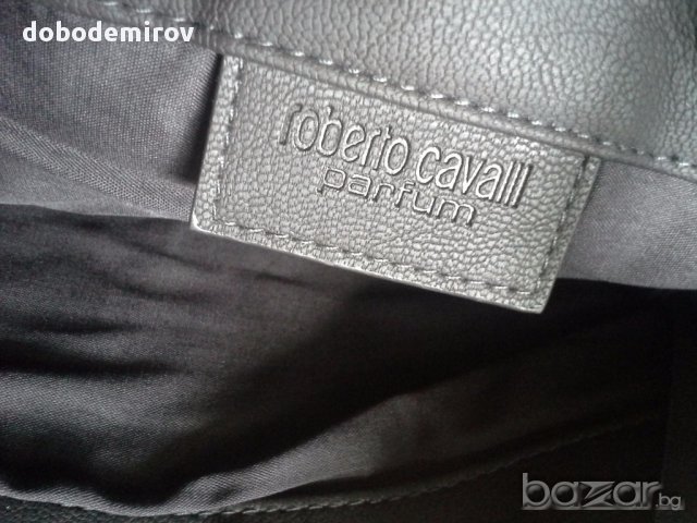 Нова дамска чанта ROBERTO CAVALLI Dark brown Tiger Print оригинал, снимка 2 - Чанти - 14734686