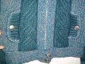 Уникална блестяща жилетка от рами и вълна с ламе "Vila"® / голям размер , снимка 5