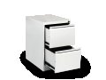 Метален шкаф за документи кардекс с две чекмеджета 72/46/72см, снимка 2