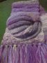 Ръчно плетена шапка тюрбан и шал, снимка 1 - Шапки - 13393097