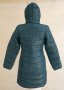 Водоустойчиво зимно дълго детско яке цвят петрол Loap ръст 140, снимка 3