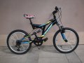 Продавам колела внос от Германия детски велосипед SECTOR SPIN 20 цола преден и заден амортисьор