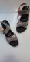 Нови сребристи ниски сандали, снимка 1 - Сандали - 25877235
