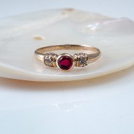 Продаден!Златен пръстен -Индия- 1.55 грама / №50.5, снимка 1 - Пръстени - 13687598