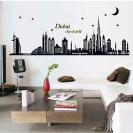 Декоративен светещ стикер за стена - Дубай, снимка 4 - Декорация за дома - 17645892