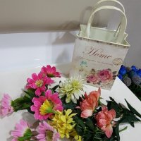 метален съд  за украса с цветя , снимка 2 - Вази - 20923902