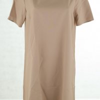 Бежова клоширана къса рокля марка Tessita L/XL, снимка 2 - Рокли - 25734526