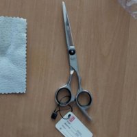 Комплект  фризьорски  ножици- основна и филажна, снимка 2 - Фризьорски принадлежности - 12385326