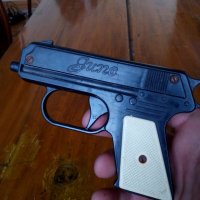 Стара играчка пистолет #5, снимка 6 - Антикварни и старинни предмети - 25078576