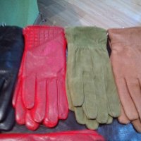 дамски ръкавици - естествена кожа и велур, снимка 2 - Шапки - 12100950