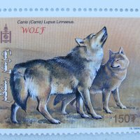 Вълк-блок марки, 2000 г., Монголия , снимка 7 - Филателия - 21575735