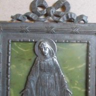 Стара настолна икона, снимка 3 - Антикварни и старинни предмети - 16955584