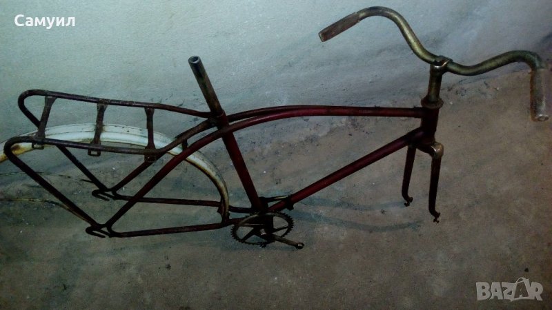  СССР рамка за велосипед "Салют", снимка 1