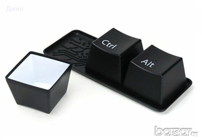 Комплект 3бр. чаши бутони на клавиатура ALT CTRL DEL - код 0652, снимка 1