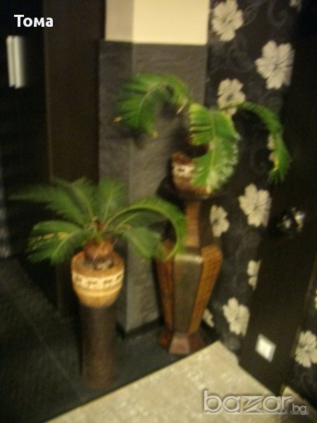 висока ваза за декоративни цветя, снимка 1