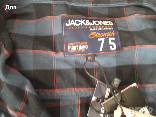 Jack & Jones (XL) -мъжка риза с дълъг ръкав , снимка 6 - Ризи - 25432068