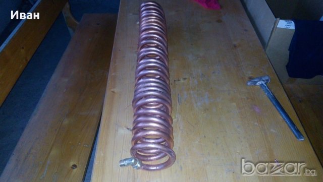   Медна серпентина, снимка 3 - Отоплителни печки - 21163468