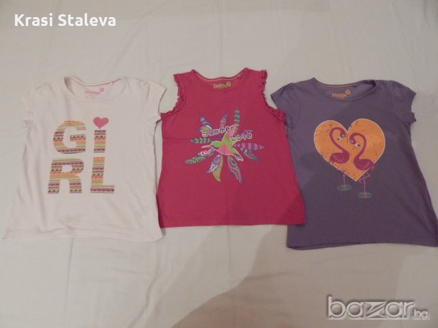 Две блузки+потник-5-6 год., снимка 1