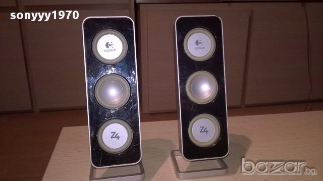 Logitech тонколони-2бр-23х8х7см-внос швеицария, снимка 4 - Тонколони - 17644453