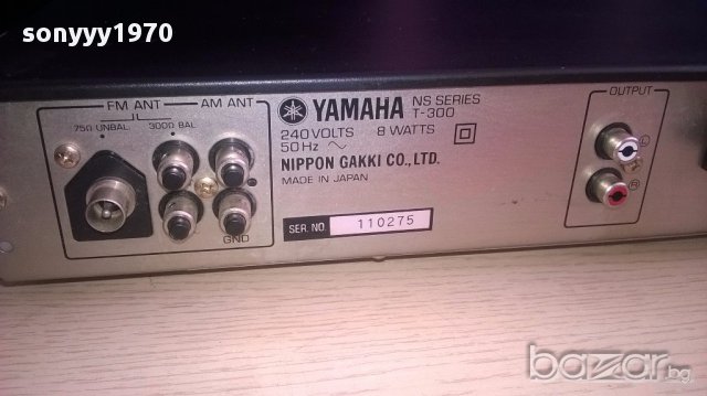 yamaha t-300 ns series-japan-внос швеицария, снимка 13 - Приемници и антени - 12635373