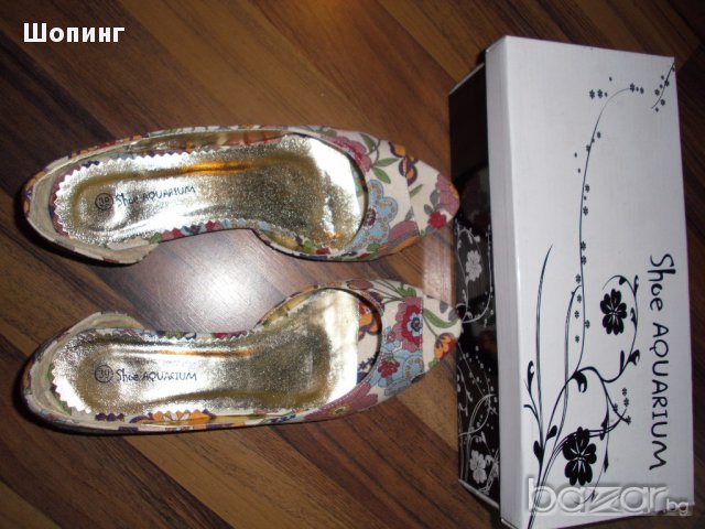 Красиви обувки с цветя, н.39, снимка 4 - Други - 16069523