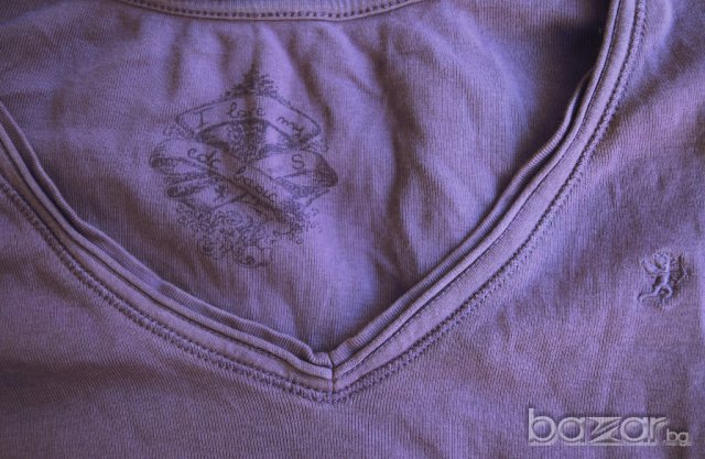 EDC Esprit дамска блуза тениска лилава, снимка 3 - Тениски - 20605188