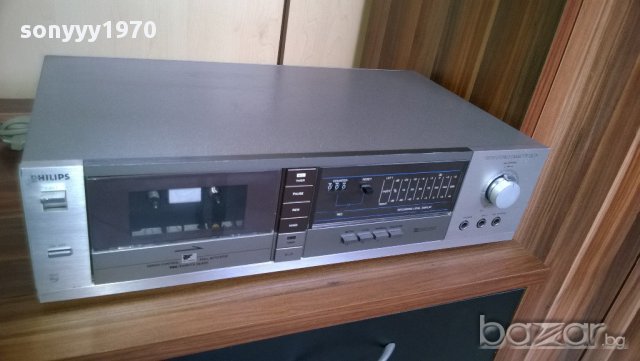 philips f6233/00 stereo cassette deck-made in belgium-внос швеицария, снимка 6 - Плейъри, домашно кино, прожектори - 9009264