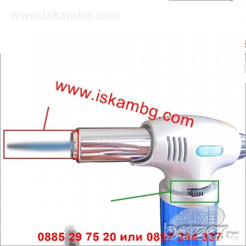 Газова горелка + поялник до 1300 C - ГОЛЯМ - код 0449, снимка 8 - Други инструменти - 12394532