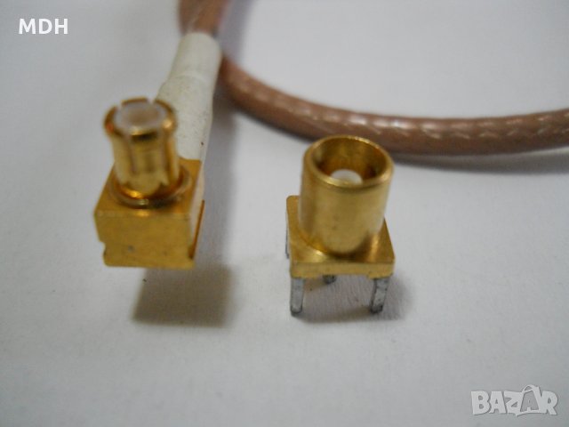 СВЧ кабел с букси за платков монтаж, снимка 5 - Друга електроника - 23054884