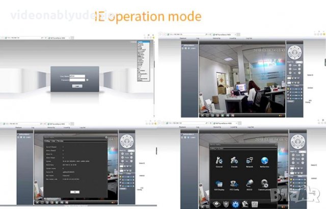 Full HD 1.3/2/3 Mегапикселова Onvif 2.4 IR-Cut P2P 2 ARRAY IP66 Водоустойчива IP Камера H.265/H.265Х, снимка 10 - IP камери - 26025820