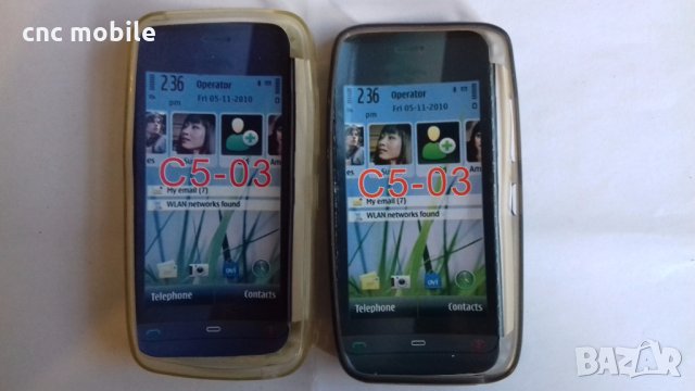 Nokia C5-03 калъф - силиконов гръб 
