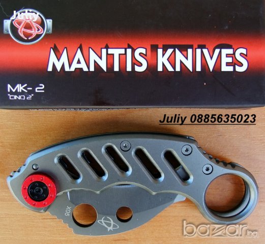 Сгъваем нож Mantis  Karambit  MK-2 , снимка 4 - Ножове - 10266752