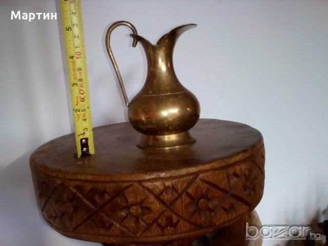 Стара  масивна бронзова - Ваза - 1 бр. ( 777975) , снимка 3 - Сервизи - 18315033