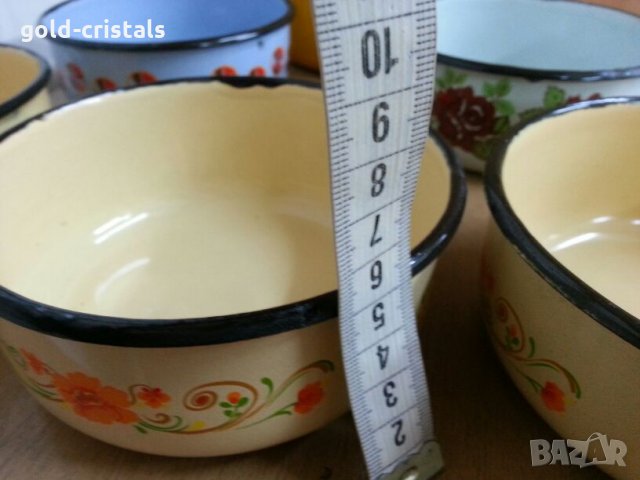 стари емайлирани купи, снимка 8 - Антикварни и старинни предмети - 25785876