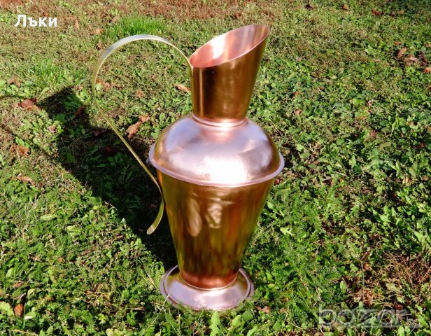 Медна кана 2.5 кг.,чиста червена мед., снимка 5 - Антикварни и старинни предмети - 19853668