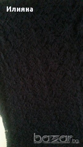 Черна дантелена рокля, снимка 6 - Рокли - 13878561