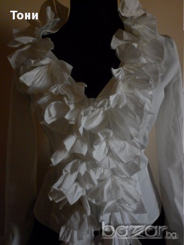 Бяла риза на Anne Fontaine THE KIMMY , снимка 5 - Ризи - 16624117