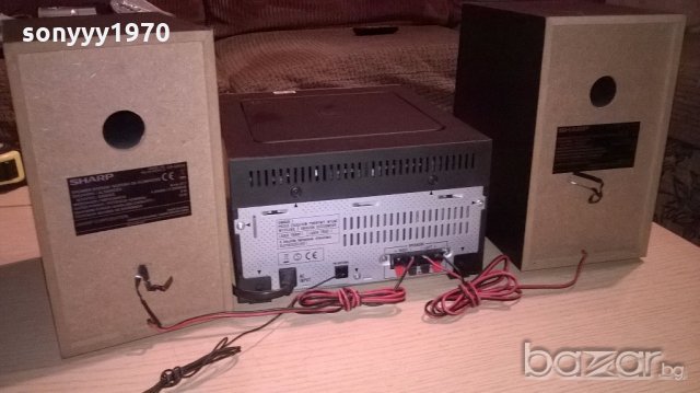 sharp usb/cd/tuner/ampli/aux+колони-внос швеицария, снимка 13 - Ресийвъри, усилватели, смесителни пултове - 18410763
