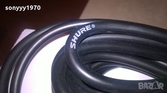SHURE//shure-ПРОФИ-кабел за микрофон-нов-внос швеицария, снимка 8 - Микрофони - 25026749