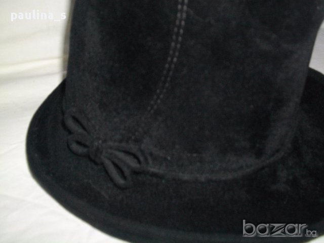 Винтидж / Рядка находка / Дизайнерско бомбе - буткова селекция филцово кадифе, снимка 3 - Шапки - 16543773