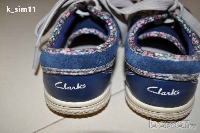 Clarks кожени сини обувки №30, UK11 F, снимка 5 - Детски маратонки - 15813872