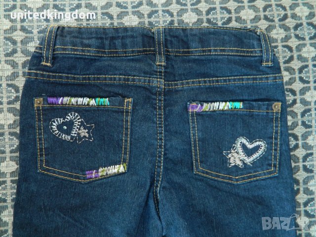 Чисто нови дънки CHEROKEE с бродерии, закупени от Англия, снимка 5 - Детски панталони и дънки - 23786157